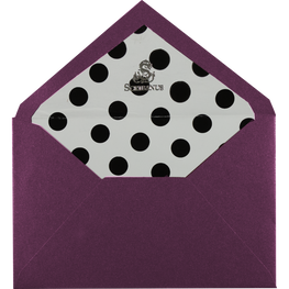 Sobre Forro Polka Dots Mediano Uva