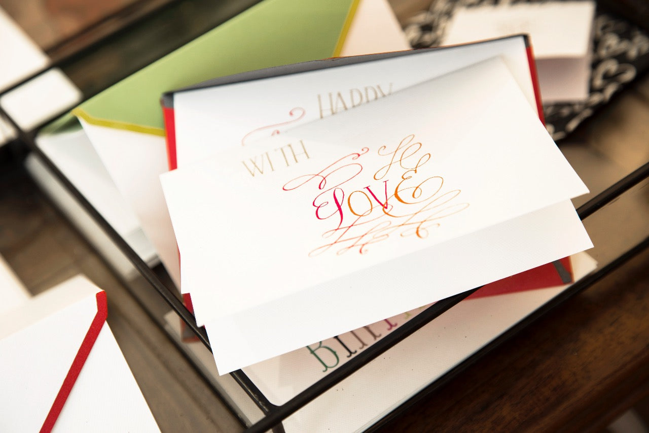 Tarjeta With Love mediana