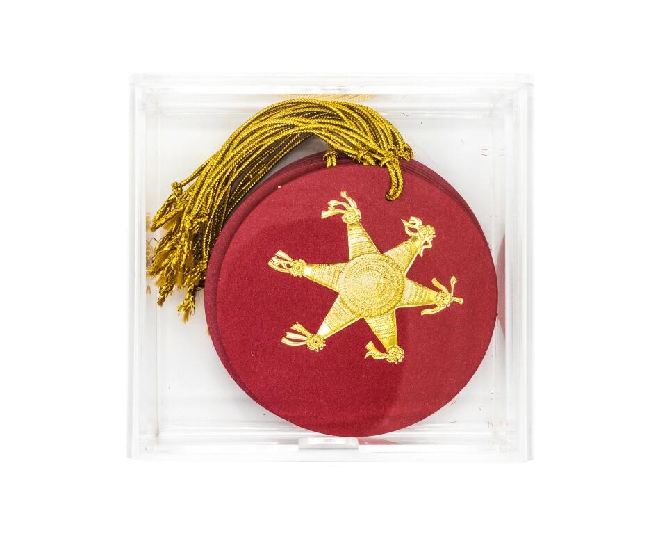 Caja Acrílica con Medallones Piñata - Personalizable