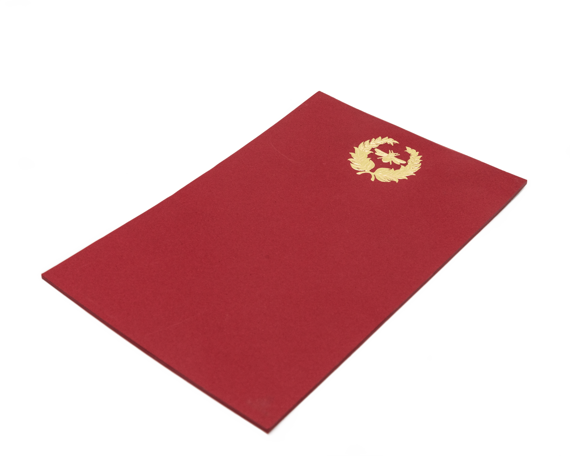 Block Abeja Laurel Rojo | Scribanus