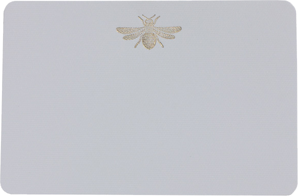 Caja Vidrio Mediana Abeja Tarjetas y Sobres | CT: Cajas Vidrio | Scribanus