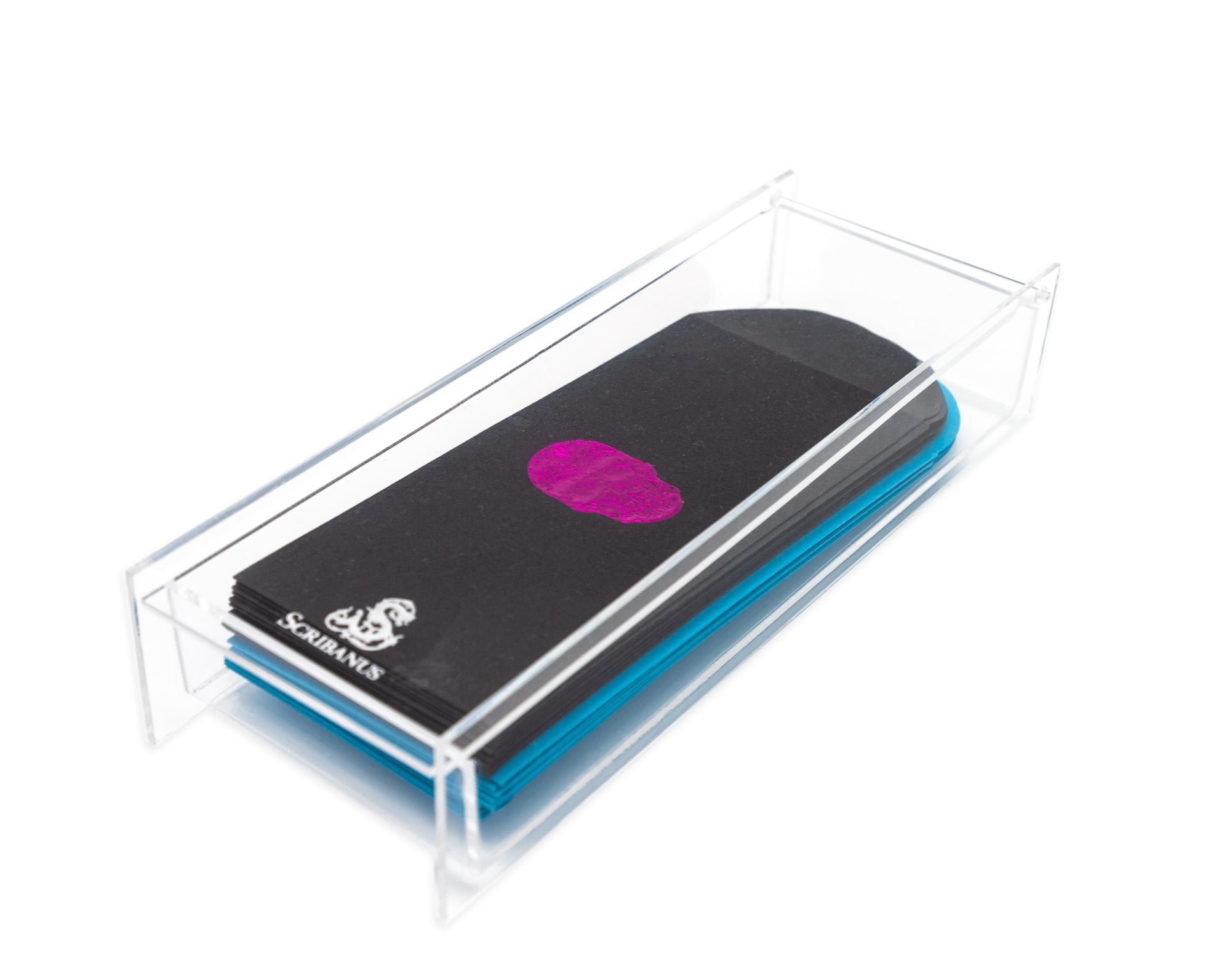 Caja Acrílico Sobres Dinero Grabado Catrín