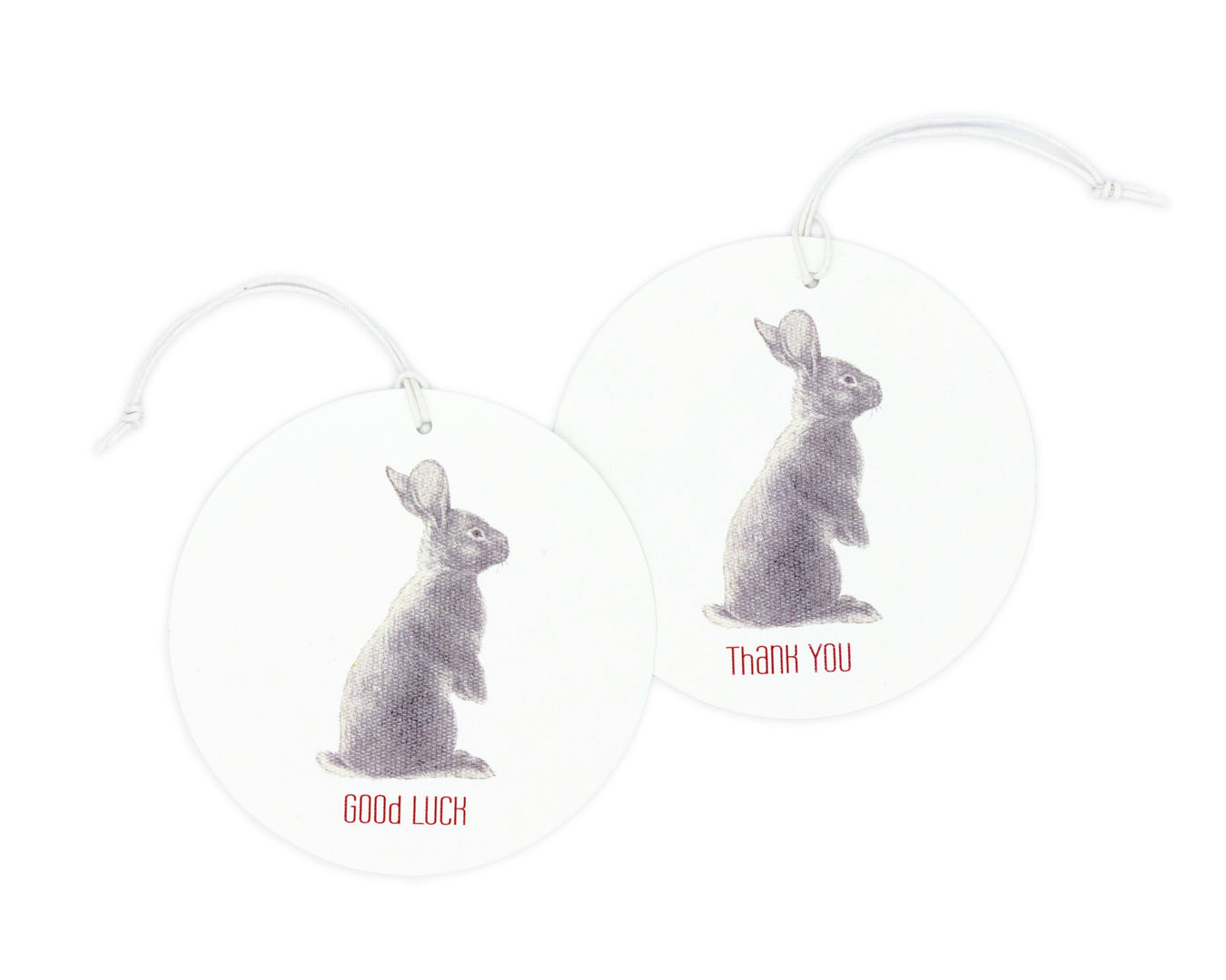 Rabbit Medallions with Phrases