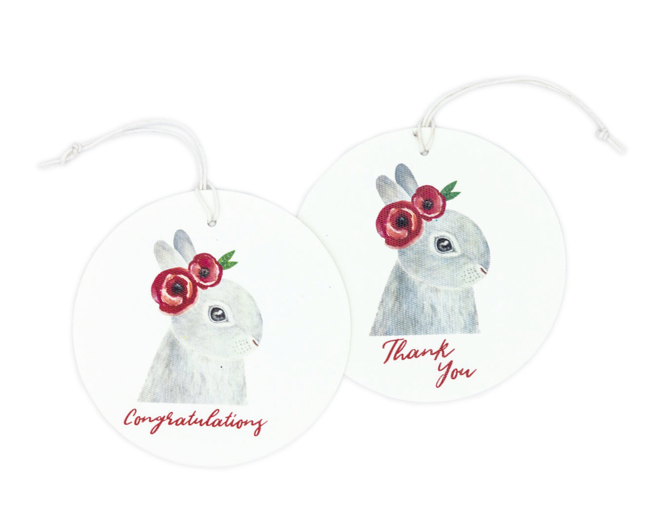 Acrylic Box Medallions Rabbit Flower