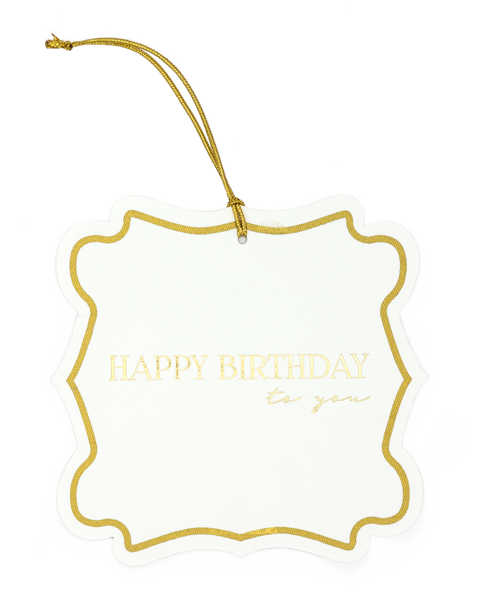 Tarjeta "Happy Birthday to you" Tag