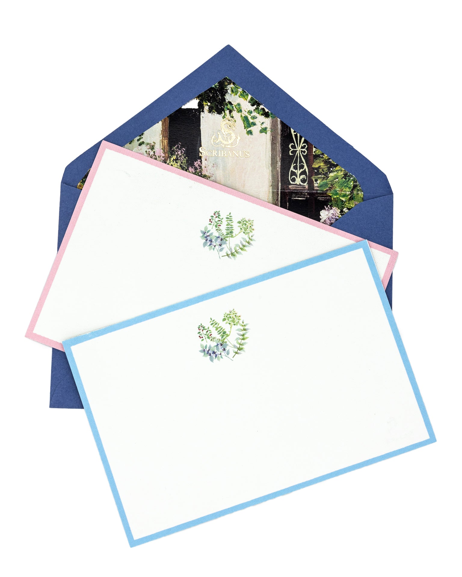 Jardín Tarjetas y Sobres Medianos | IM: Idílicos | Scribanus
