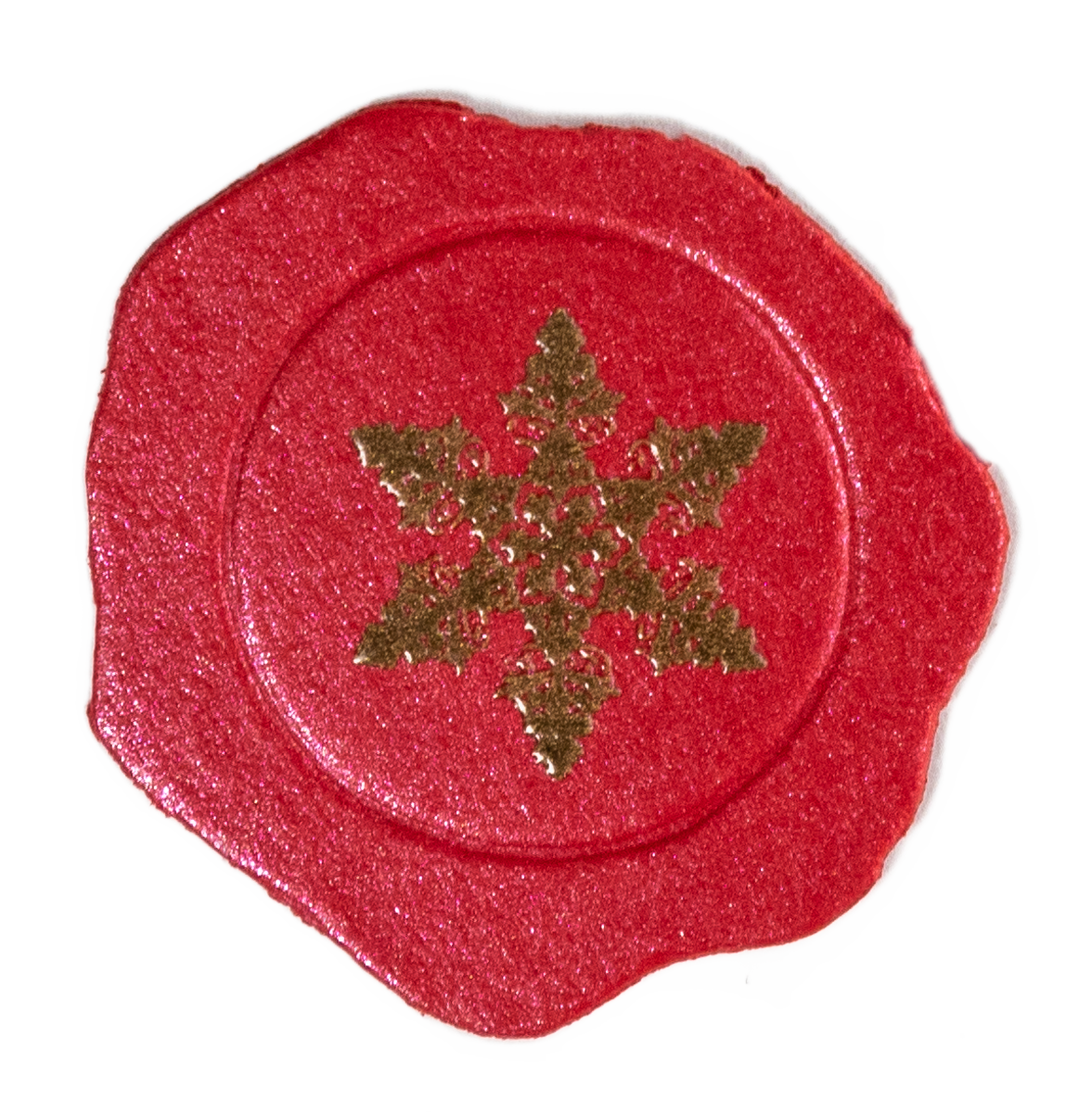 Lacre Copo de Nieve Rojo | NAVIDAD | Scribanus