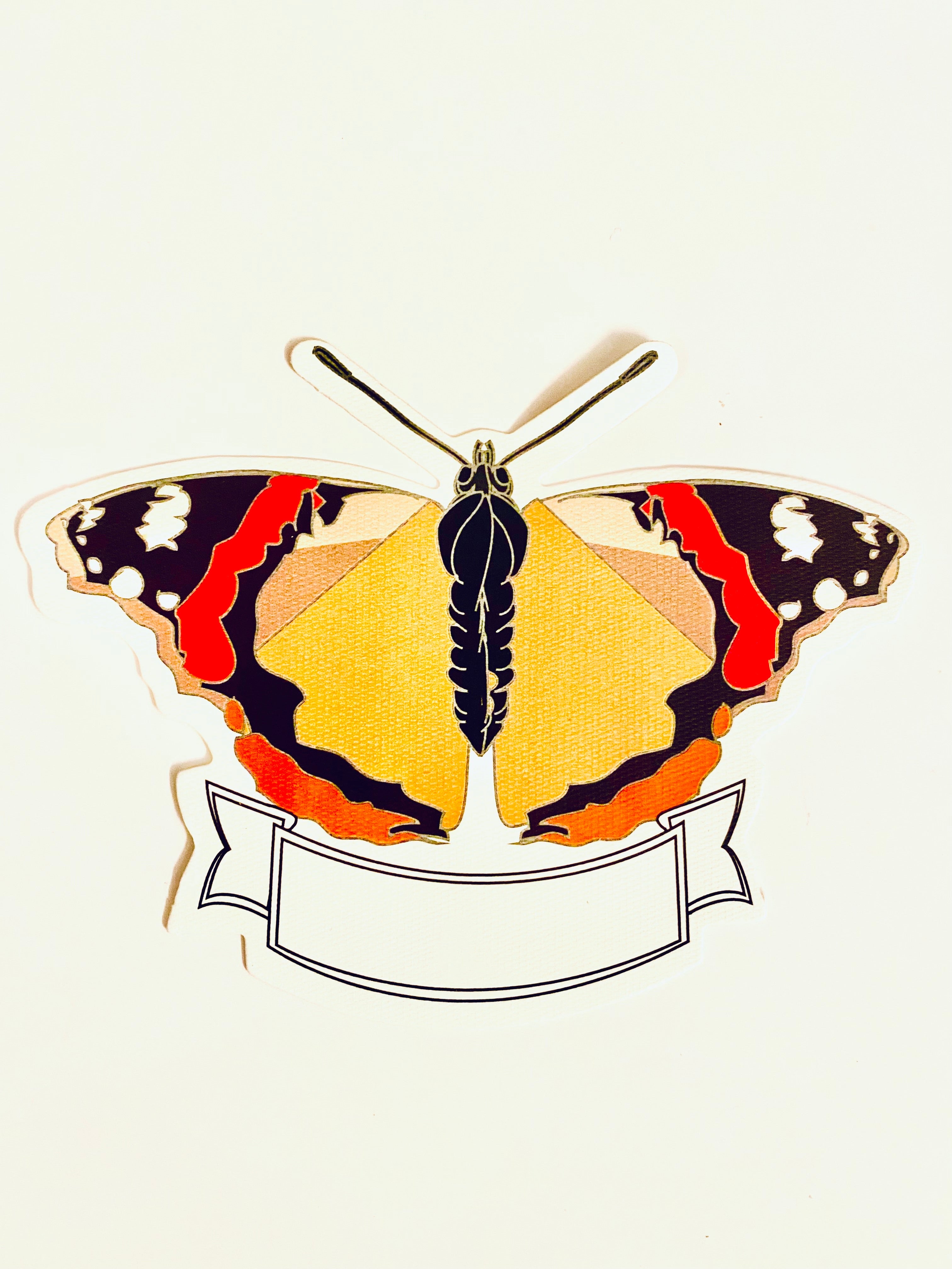 Set Tarjetas para lugares Mariposa | Tarjetas | Scribanus