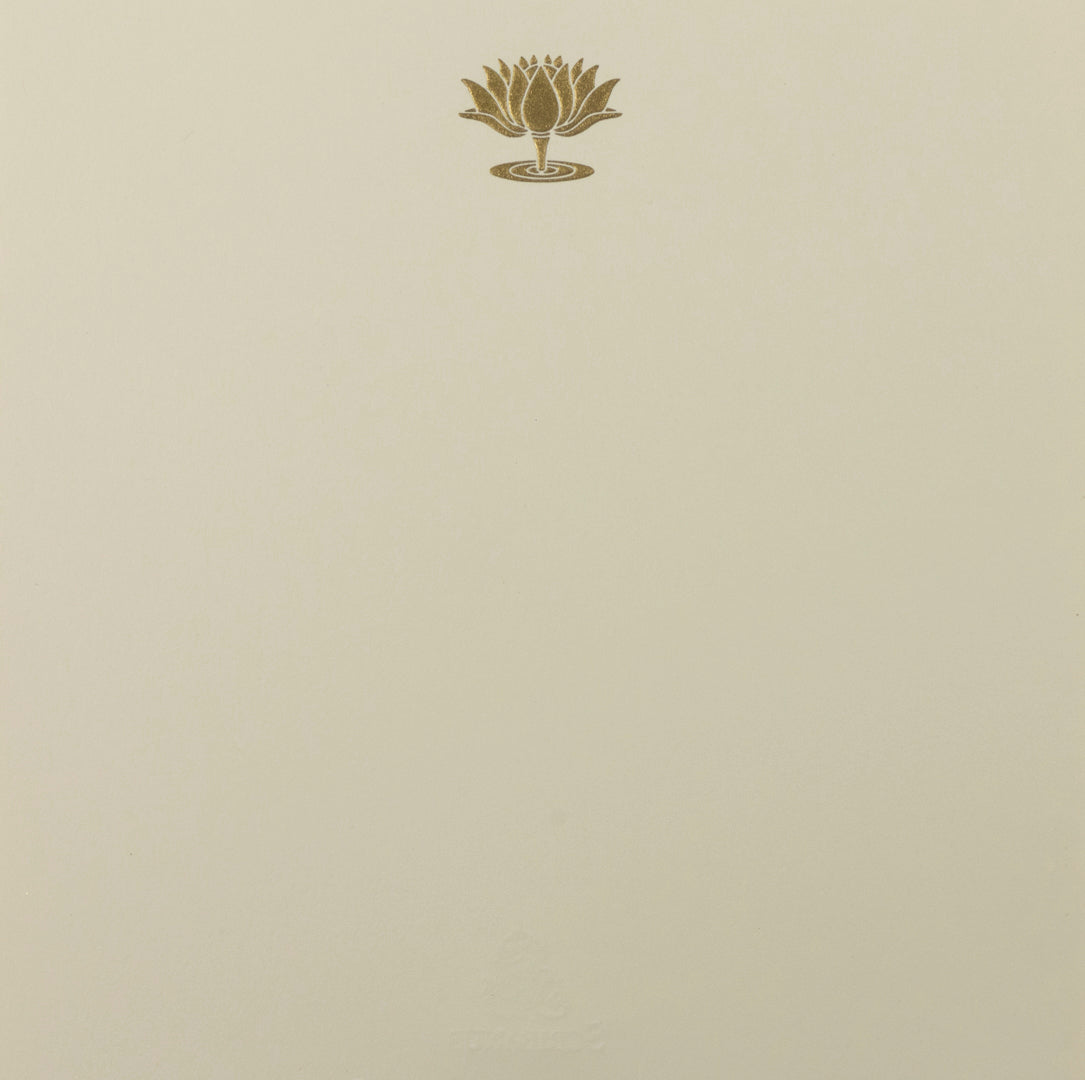 Tarjeta Flor de Loto Grande | NATURALEZA | Scribanus